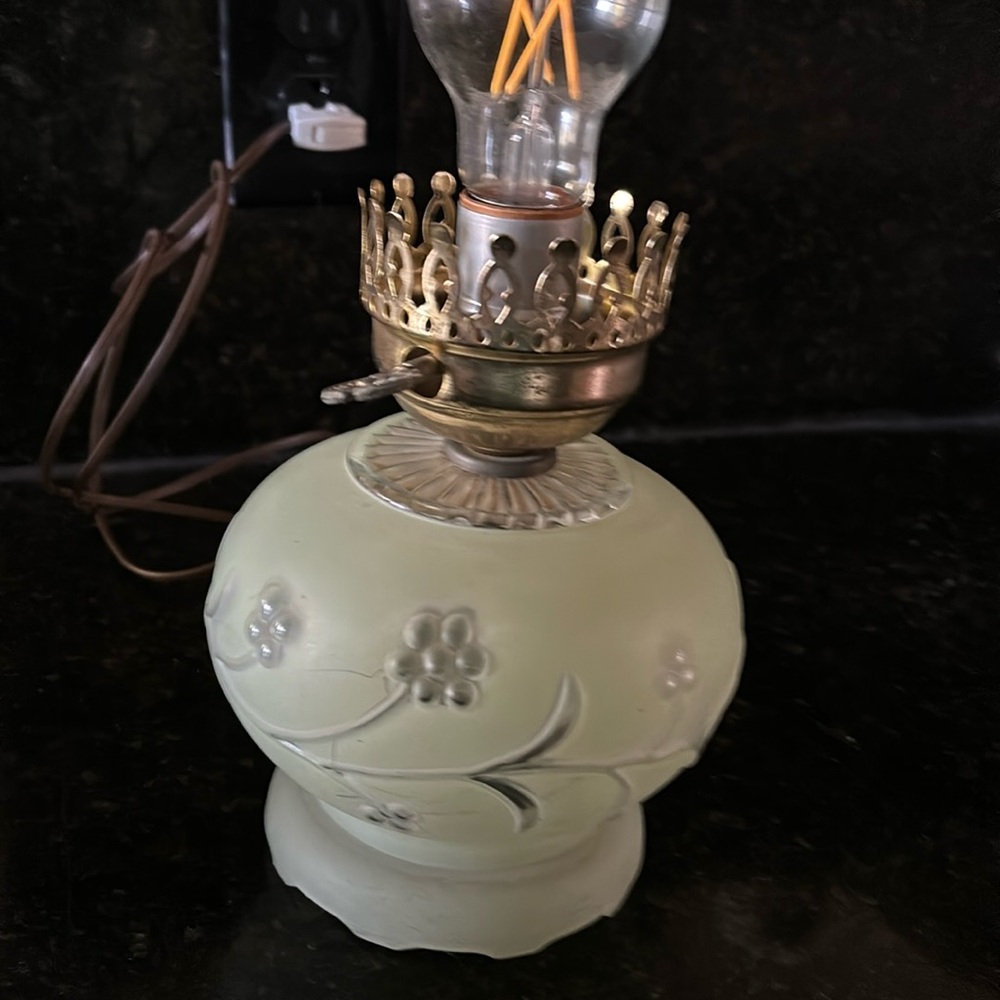 Hurricane Lamp - Vintage